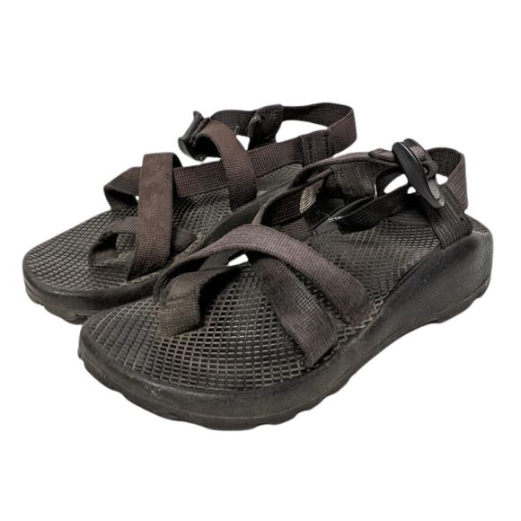 CHACO Women's Black Z Cloud Two Toe Loop Sandals 6 - Picture 4 of 9